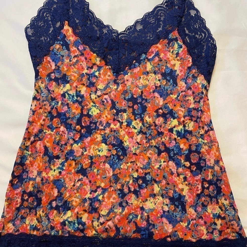 Decree size XS blue and orange tank top - Picture 2 of 5
